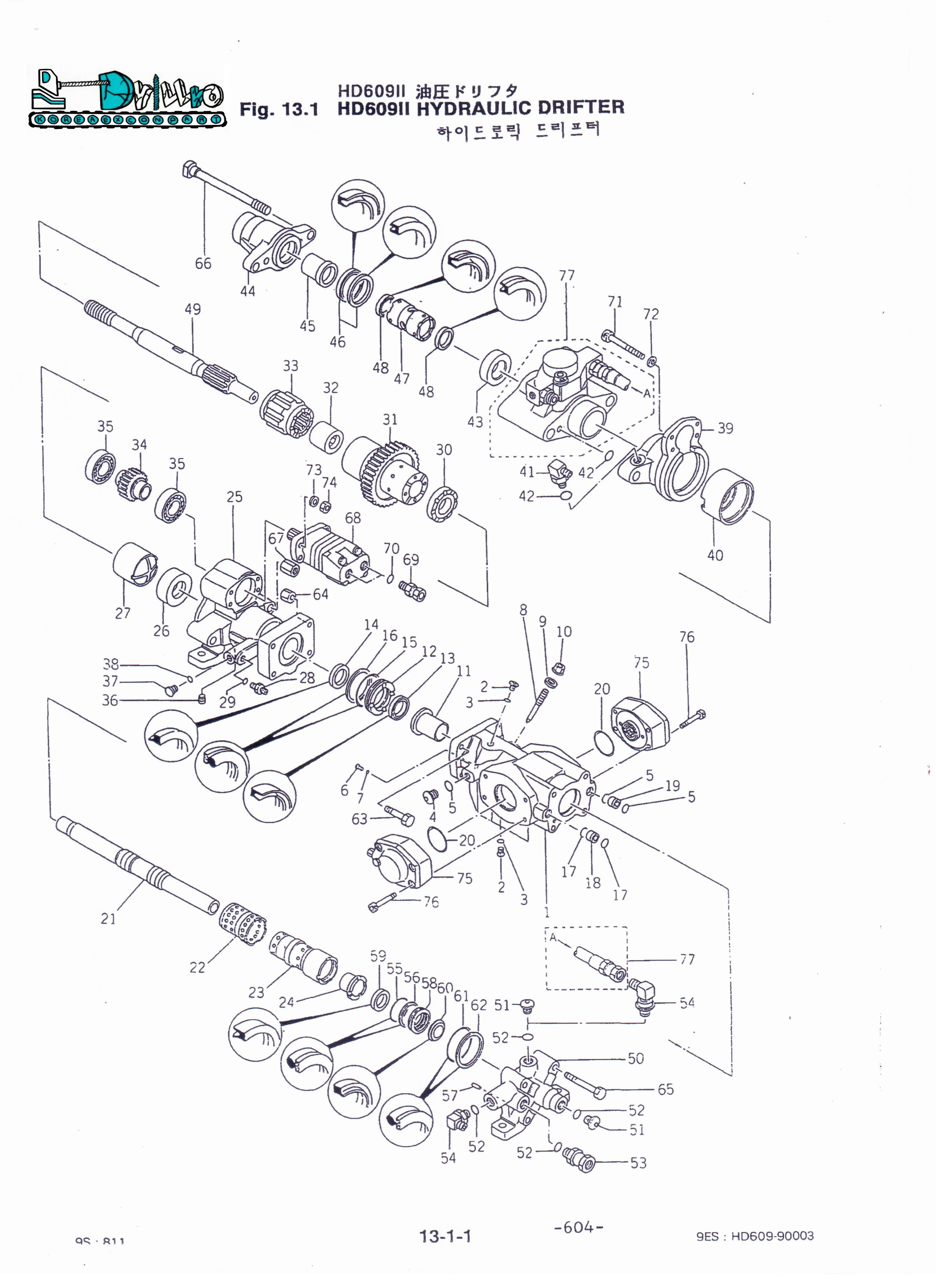 قطع الغيار HD609 مستعملة-17952004