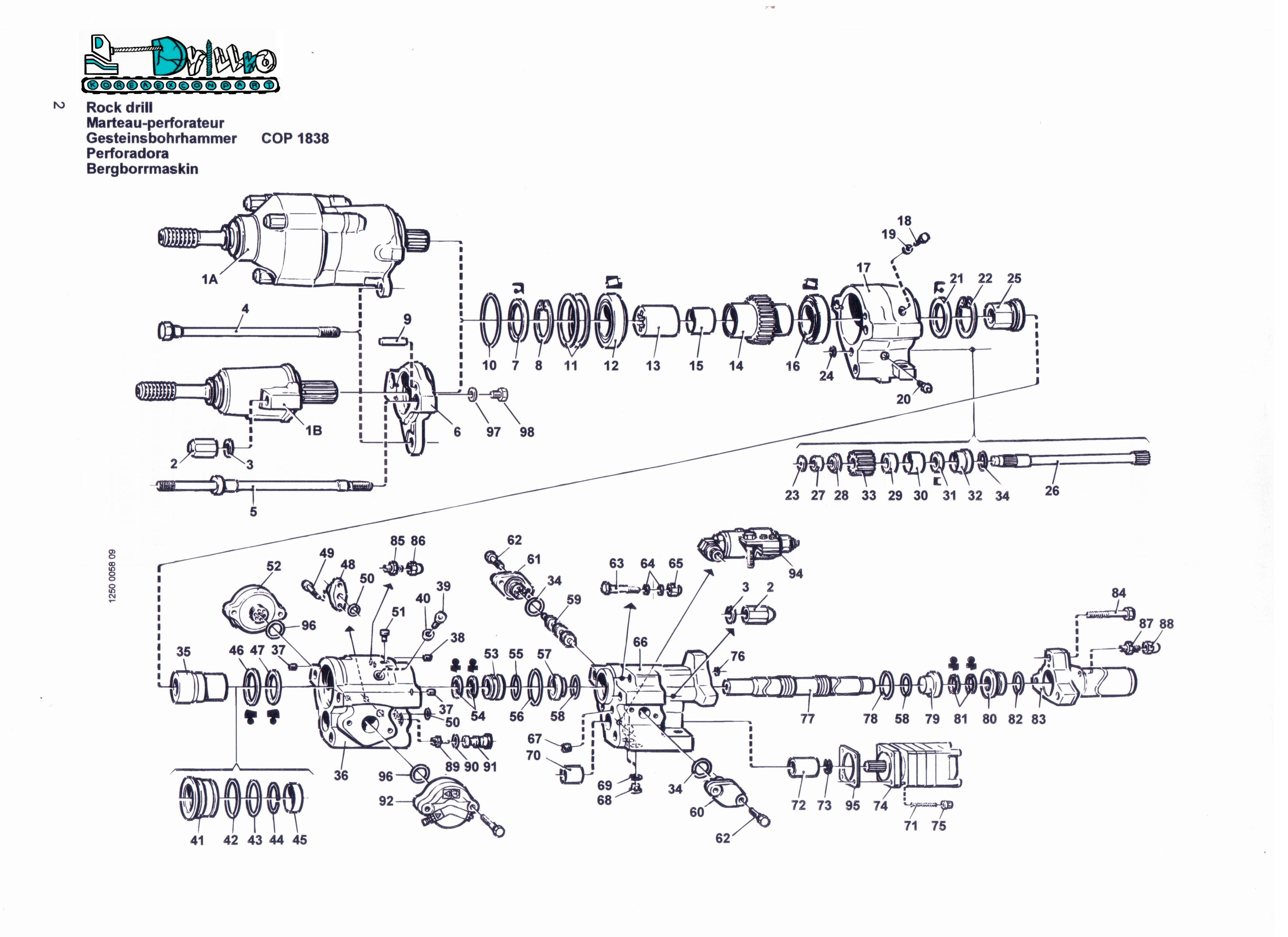 SPARE PARTS COP1238/1638/1838 Used-17952025