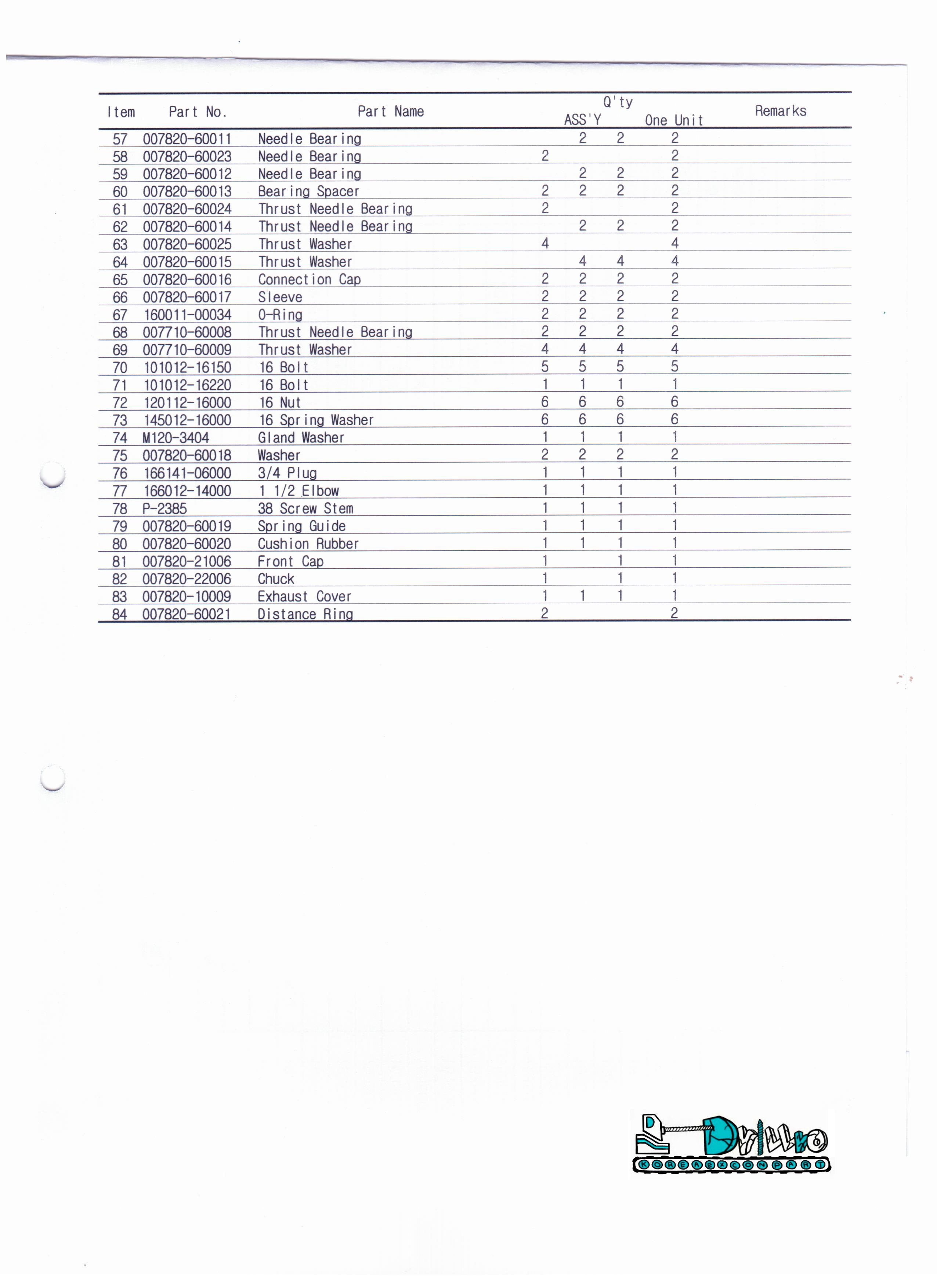 Parts PD200 Used-17948170