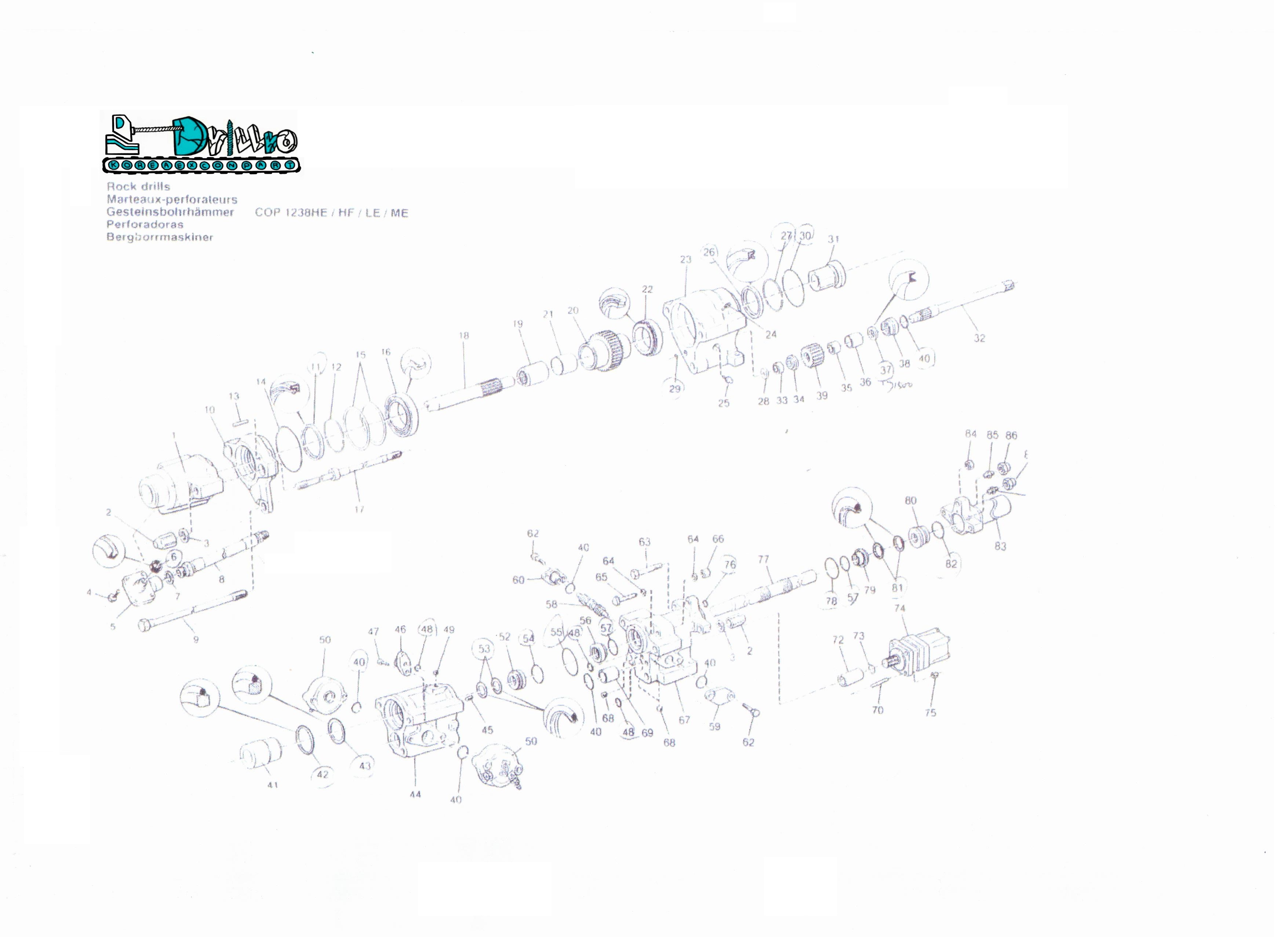 SPARE PARTS COP1238/1638/1838 Used-17951999